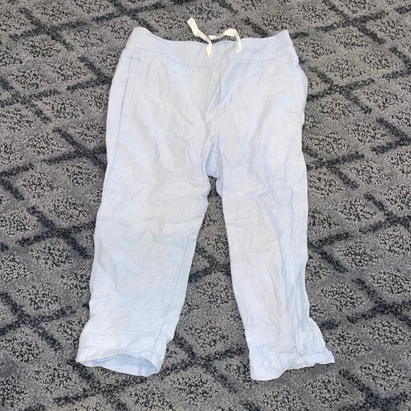 Janie and Jack Other - Blue Linen Pants